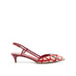 Valentino Garavani Multicolor Leather Mid Heel Pumps