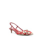 Valentino Garavani Multicolor Leather Mid Heel Pumps