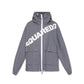 Dsquared² Gray Cotton Shell Jacket