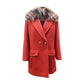 Fendi Multicolor Virgin Wool Coat