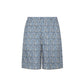 Fendi Blue Silk Shorts
