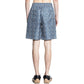 Fendi Blue Silk Shorts