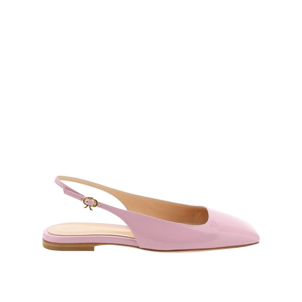 Gianvito Rossi Multicolor Calfskin Flat Sandals