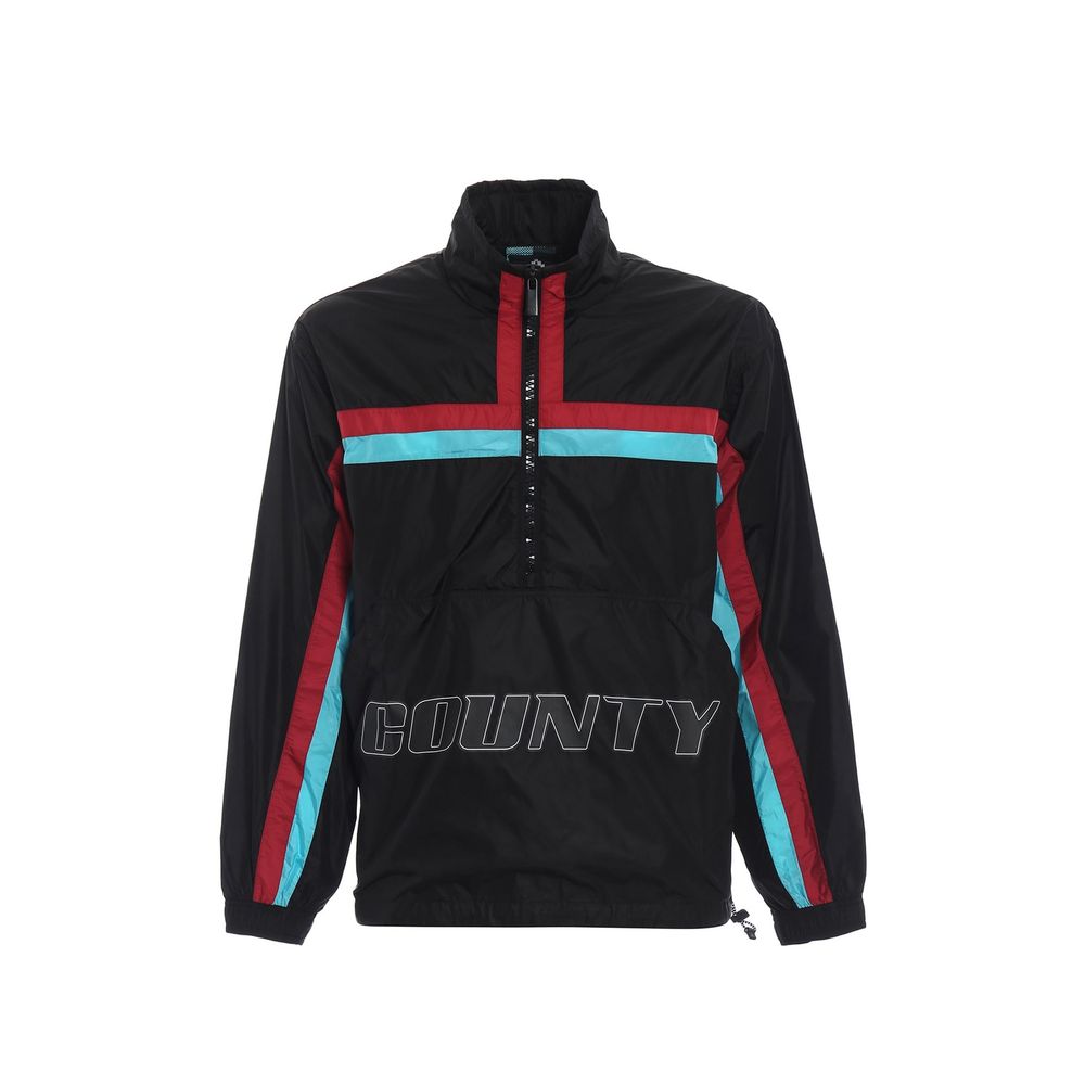 Marcelo Burlon Black Polyamide Shell Jacket