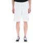 Marcelo Burlon White Cotton Shorts
