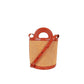 Marni Orange Cotton Backet Bag
