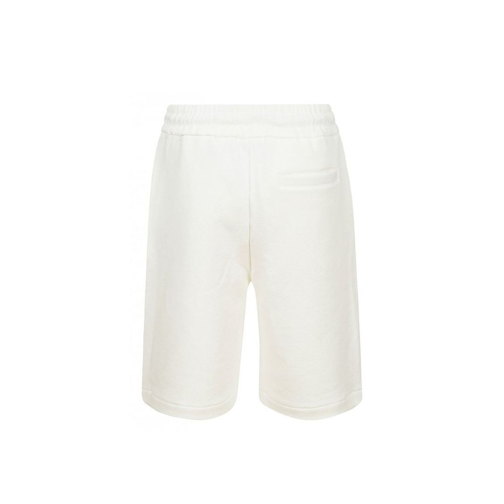 Missoni White Cotton Bermuda Shorts
