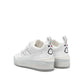 Moncler White Calfskin Low Top Sneakers