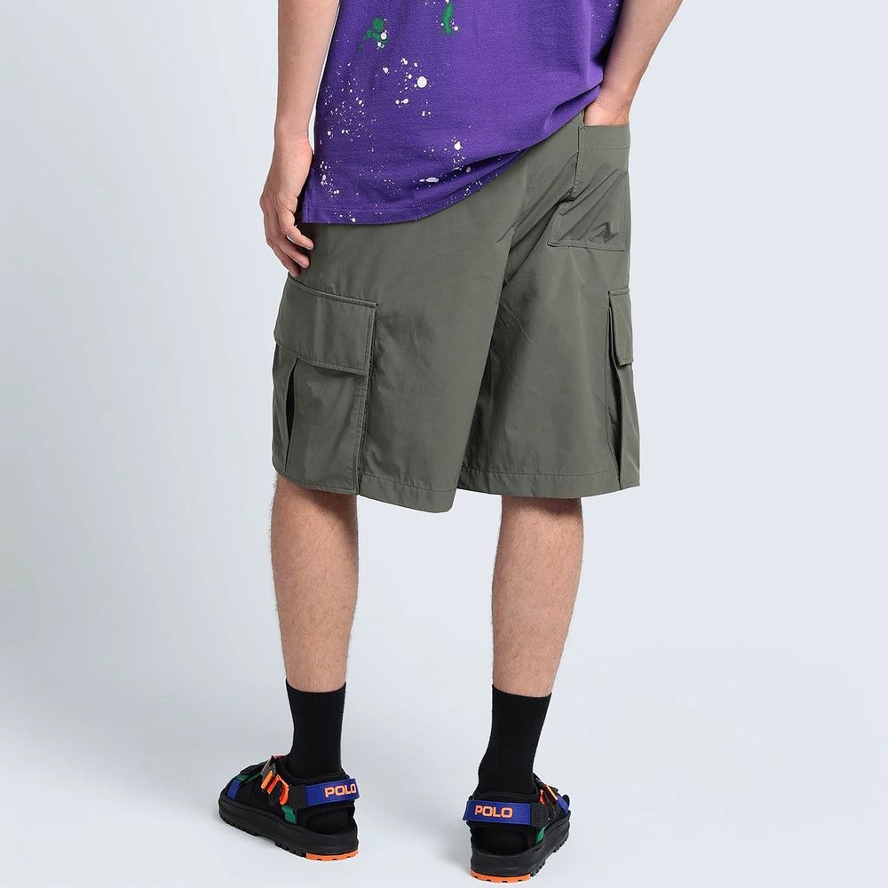 Off-White Bicolor Polyamide Cargo Shorts