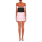 Philosophy di Lorenzo Serafini Multicolor Cotton Cocktail Dress