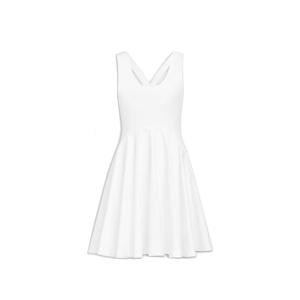 Alaïa White Cotton Casual Dress