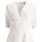 Alaïa White Cotton Casual Dress