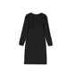 Alberta Ferretti Black Elastane Casual Dress