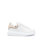 Alexander McQueen White Calfskin Platform Sneakers