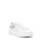 Alexander McQueen White Calfskin Platform Sneakers