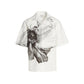 Alexander McQueen White Cotton Shortsleeve Shirt