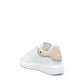 Alexander McQueen White Calfskin Platform Sneakers
