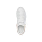 Alexander McQueen White Calfskin Platform Sneakers