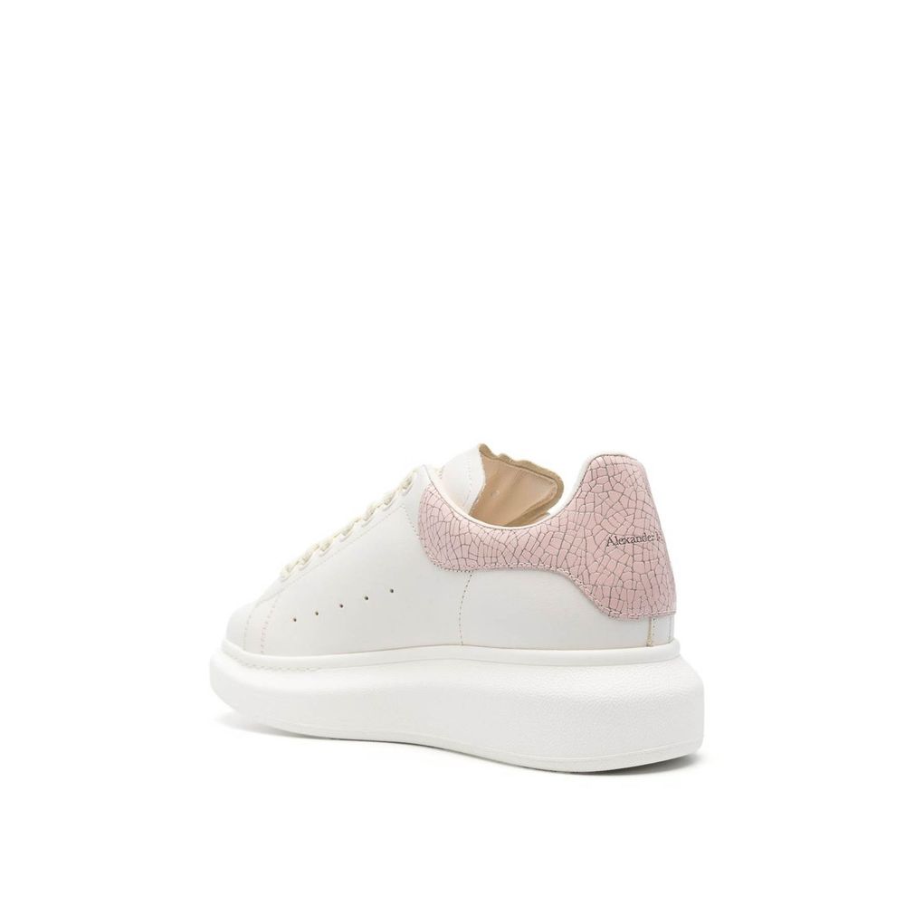 Alexander McQueen White Leather Chunky Sneakers