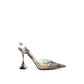 Amina Muaddi Bicolor Pvc High Heel Pumps