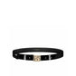 Dior Black Leather Regular Belt