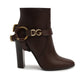 Dolce & Gabbana Brown Leather Ankle Boots