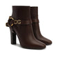 Dolce & Gabbana Brown Leather Ankle Boots