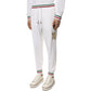 Dolce & Gabbana White Cotton Joggers (Workout Pants)