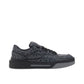 Dolce & Gabbana Black Cotton Low Top Sneakers