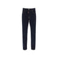 Dsquared² Blue Cotton Straight-Leg Jeans
