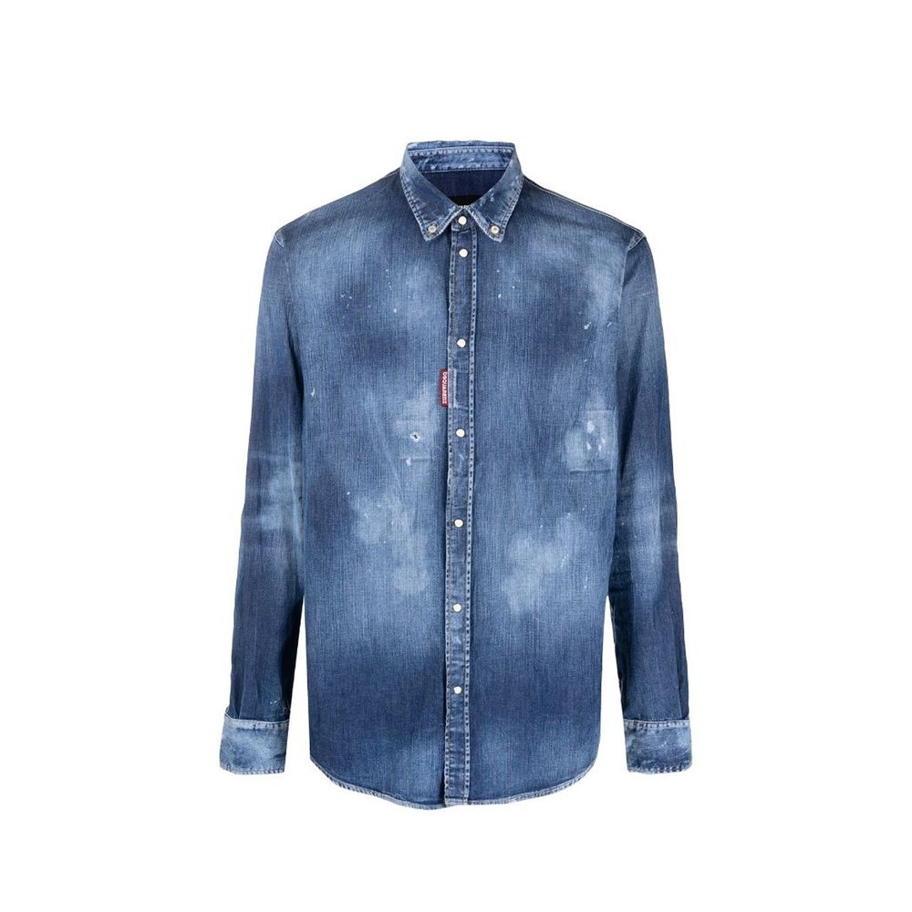 Dsquared² Blue Denim Shirt