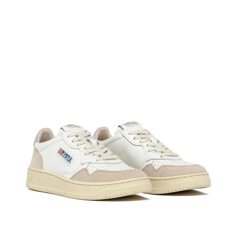 Autry White Leather Sneakers