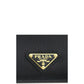 Prada Black Calfskin Cardholder