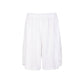 Balenciaga White Polyester Bermuda Shorts