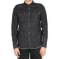 Balmain Black Denim Shirt