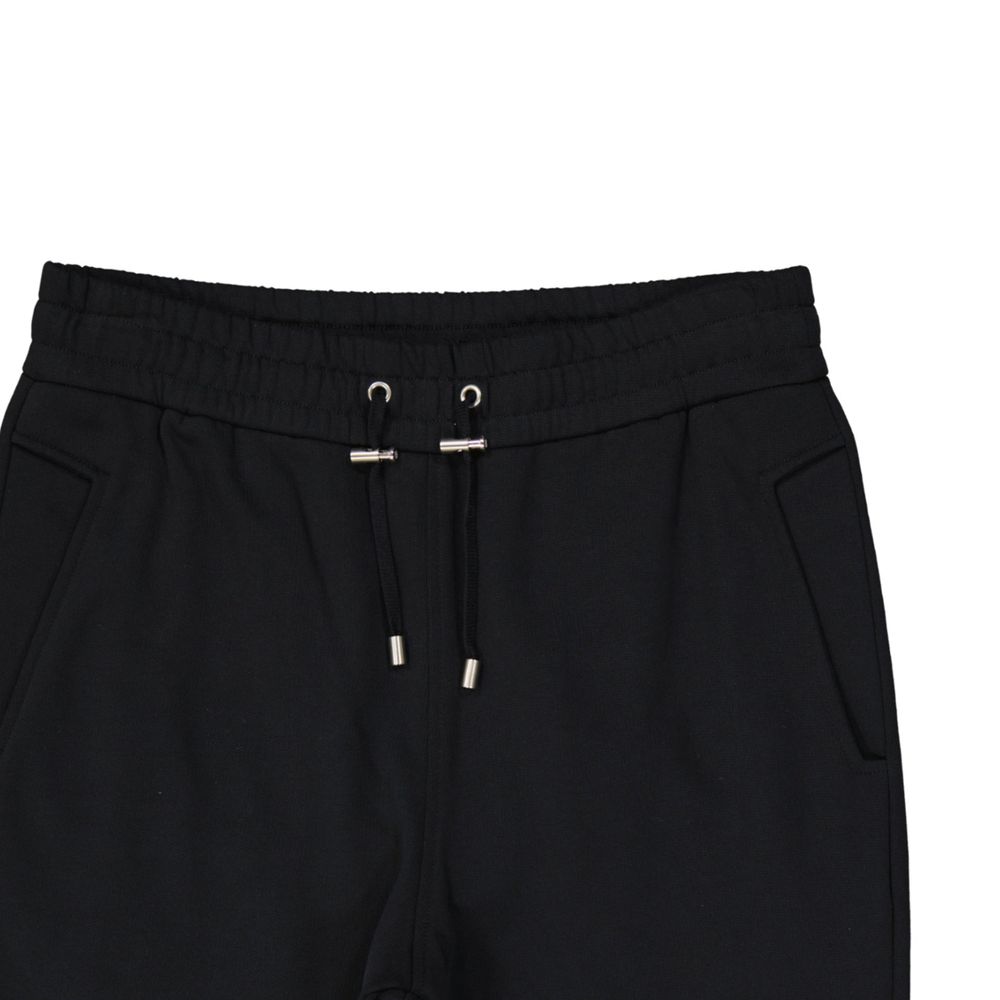 Balmain Black Cotton Joggers (Workout Pants)