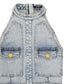 Balmain Blue Cotton Casual Dress