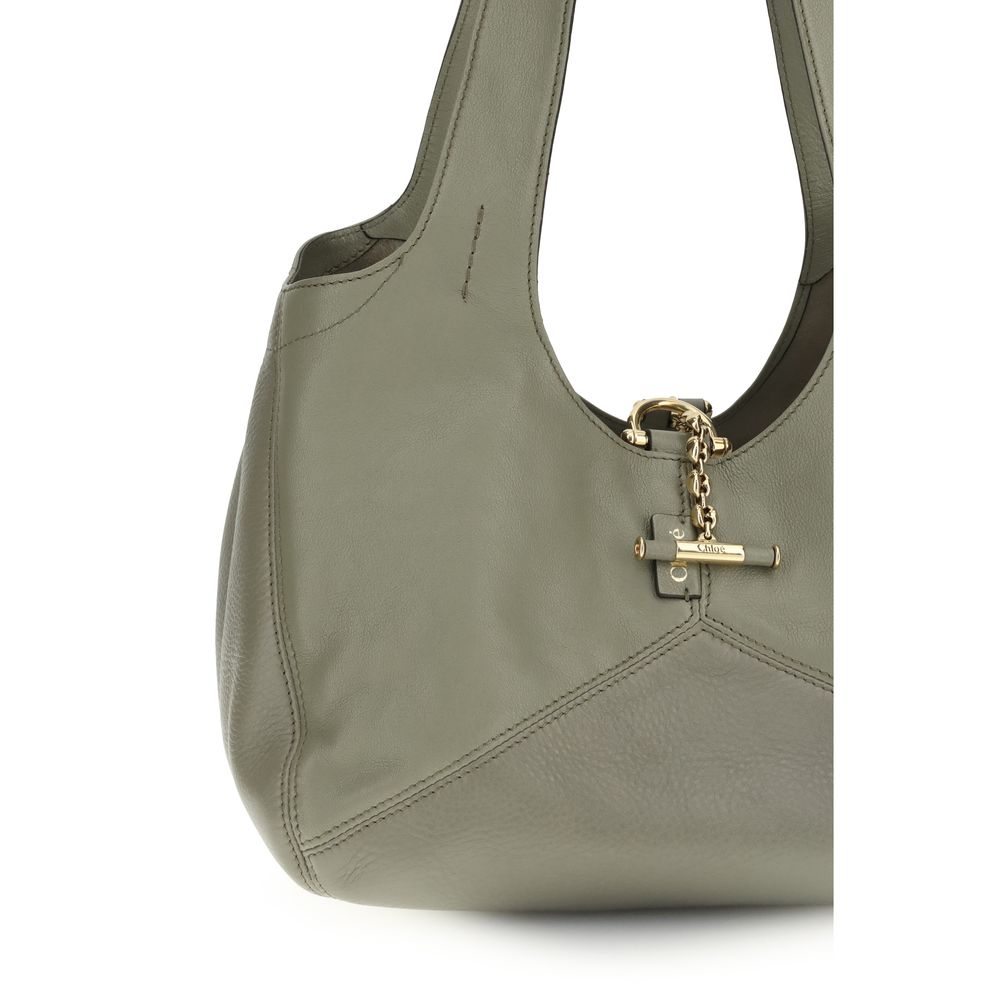 Chloé Bicolor Calf Leather Bos Taurus Shoulder Bag