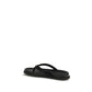 Pedro García Black Rubber Flip-Flop Sandals