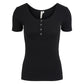 Pieces Black Cotton Top