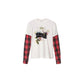 Desigual White Cotton Long Sleeve T-Shirt
