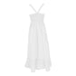 Yes Zee White Linen Casual Dress