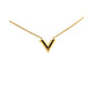 Louis Vuitton Gold Metal Necklace