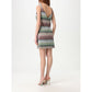 Missoni Bicolor Viscose Cocktail Dress