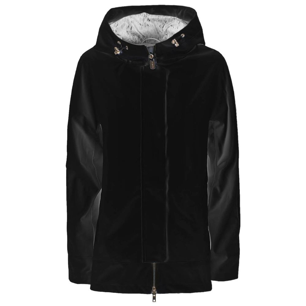 Yes Zee Black Polyester Rain Coat