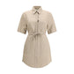 Fendi Beige Cotton Casual Dress