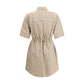 Fendi Beige Cotton Casual Dress