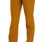 Costume National Orange High Waist Straight Trouser Pants