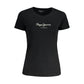 Pepe Jeans Black Cotton Women's T-Shirt