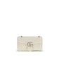 Gucci White Calf Leather Bos Taurus Shoulder Bag